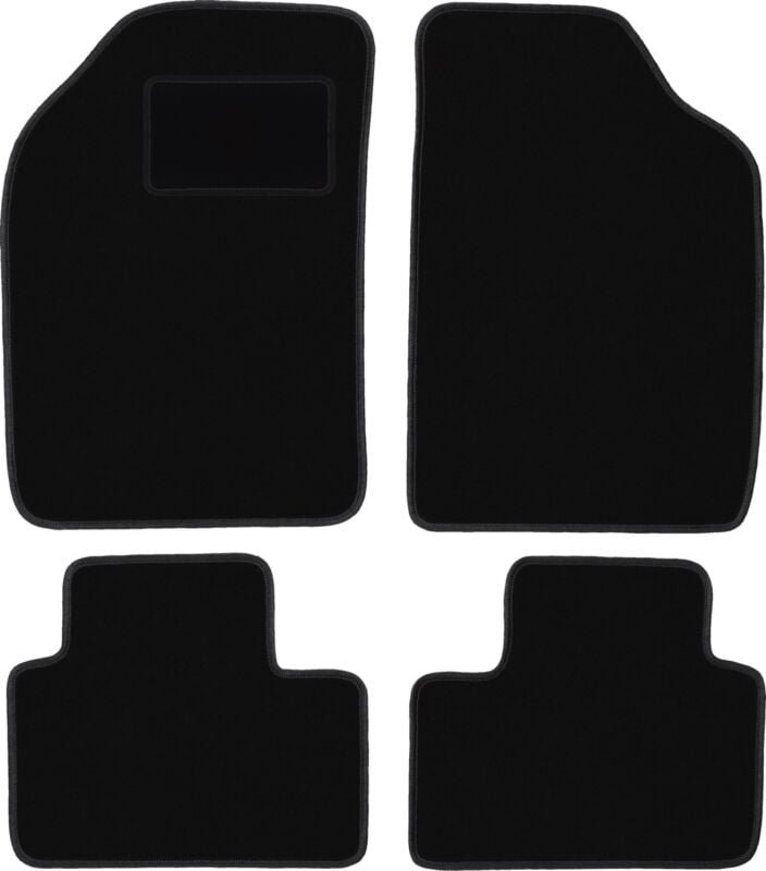 Schwarze Veloursmatten für: Lancia Ypsilon I Fließheck (1996-2003)