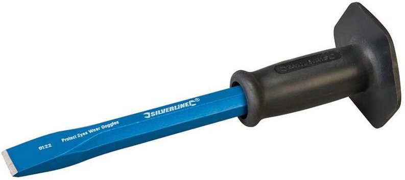 Flachmeißel mit Handschutz 25 x 300 mm