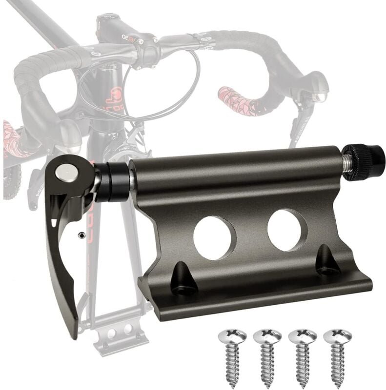 Jalleria - Fahrradgabelhalterung mit Schnellverschluss, Aluminiumlegierung, Fahrrad-Vordergabelträger für LKW-Anhänger