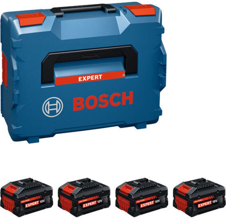 Bosch Professional Bosch Akkupack 4x EXBA18V-55, L-BOXX