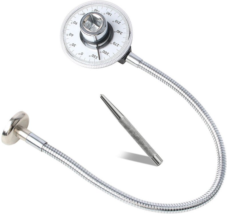 Csparkv - Winkelschlüssel mit Magnetarm 12,5 mm (1/2') + Präzisionskörner - Rändelkörper