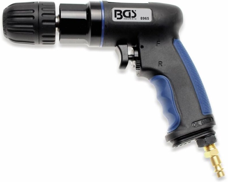Druckluft-Bohrmaschine, 8965, mit 10 mm Schnellspannfutter - Bgs Technic