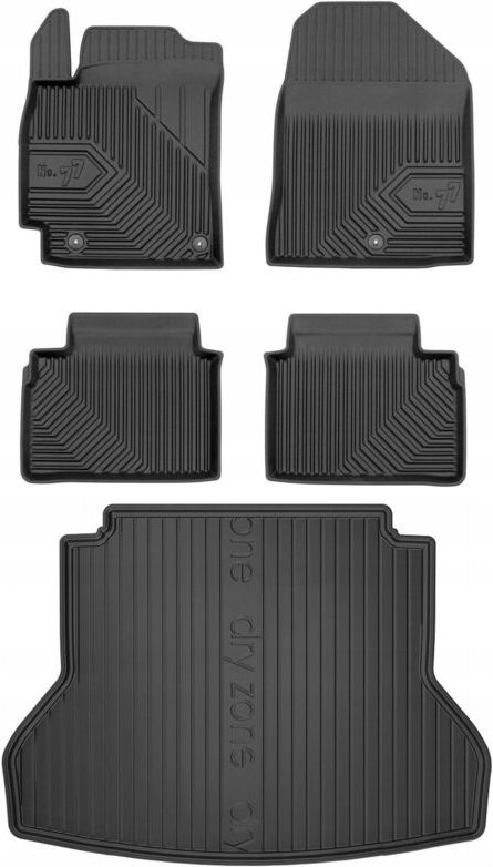 SET 77 Fußmatten und Matten Hyundai Elantra 6 Limousine 2015-2020