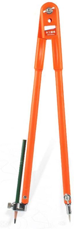 Tlily - 1 StüCk Zimmermanns-PräZisions-Stiftkompasse mit GroßEm Durchmesser, Verstellbare Teiler, Holzbearbeitungskompas...