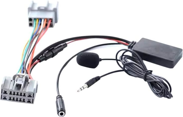 Tlily - Auto Bluetooth 5.0 Drahtloser Telefonanruf Freisprecheinrichtung AUX-In-Adapter für C30 S40 V40 V50 S60 S70 C70 ...