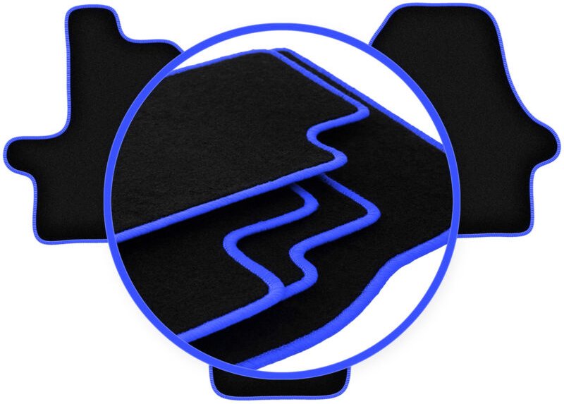 CARLUX-BLUE Autofußmatten für: Fiat Ducato IV Kastenwagen (2014 - )