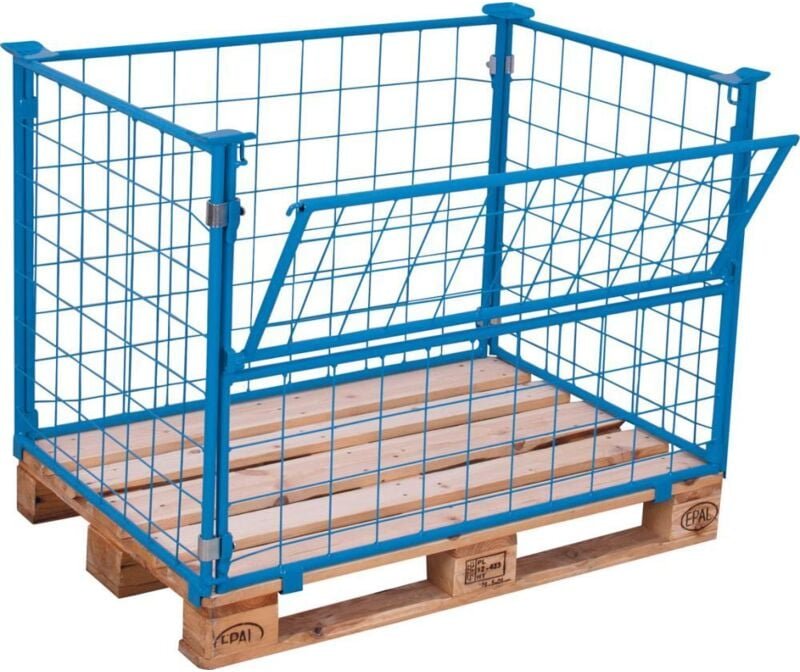 VARIOfit Palettenaufsatz Typ 64 aus Stahl 1200x800mm Maße, 1200mm Höhe