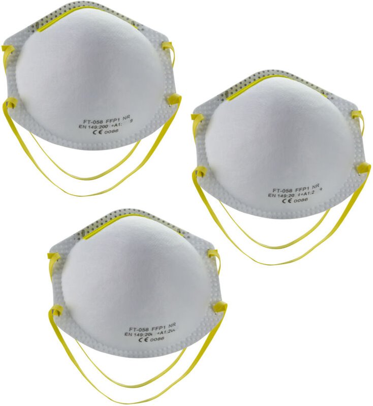 Dema - Feinstaubmasken FFP1 3er Set