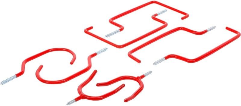 Wand- und Decken-Schraubhaken-Sortiment 8-tlg.