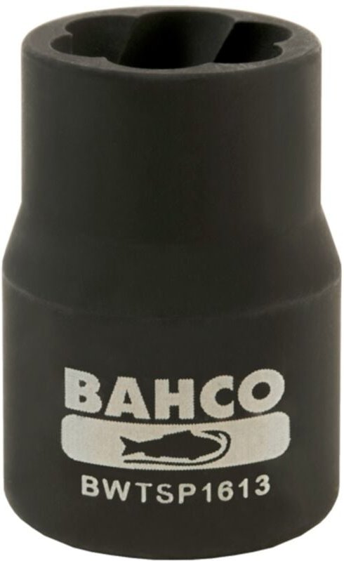 Bahco 3/8 Spezial Steckschlüssel-Einsatz zum Lösen defekter Muttern oder Schraubköpfe, 17 mm