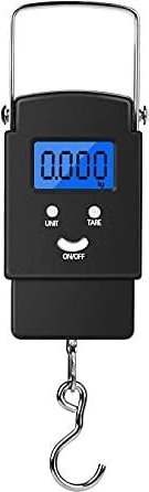 Jusch - Gepäckwaage, Angelwaage, Hängewaage, elektronische Waage, maximal 50 kg