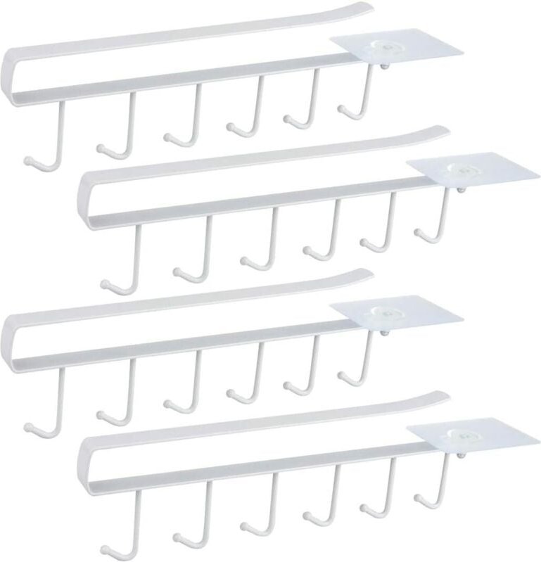Thumbnail - 4er-Pack Getränkehalter, 6er-Pack Getränkehalter, Haken zur Becheraufbewahrung, Haken zur Aufbewahrung von Küchenutensil...