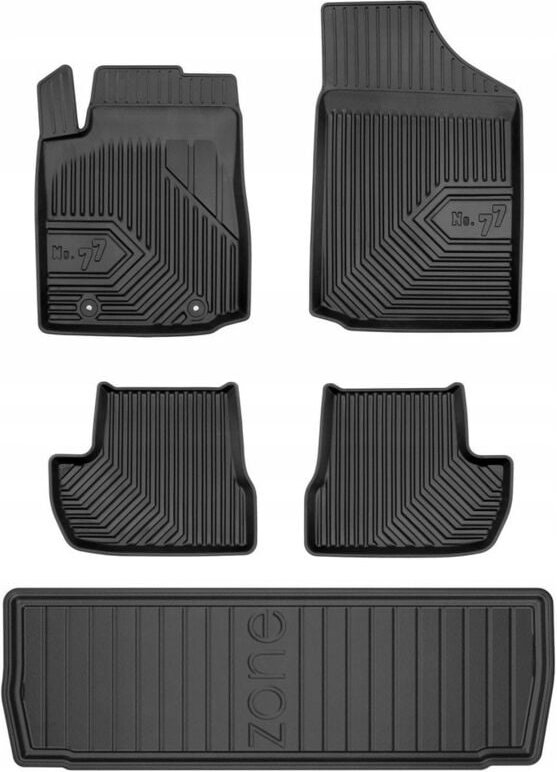 Thumbnail - SET 77 Gummimatten und Fußmatten Citroen C2 1 Schrägheck 2003-2009