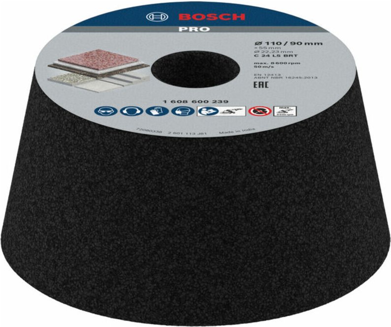 Pro Metal Konischer Schleiftopf, 90 x 110 x 55 mm, G24 - Bosch