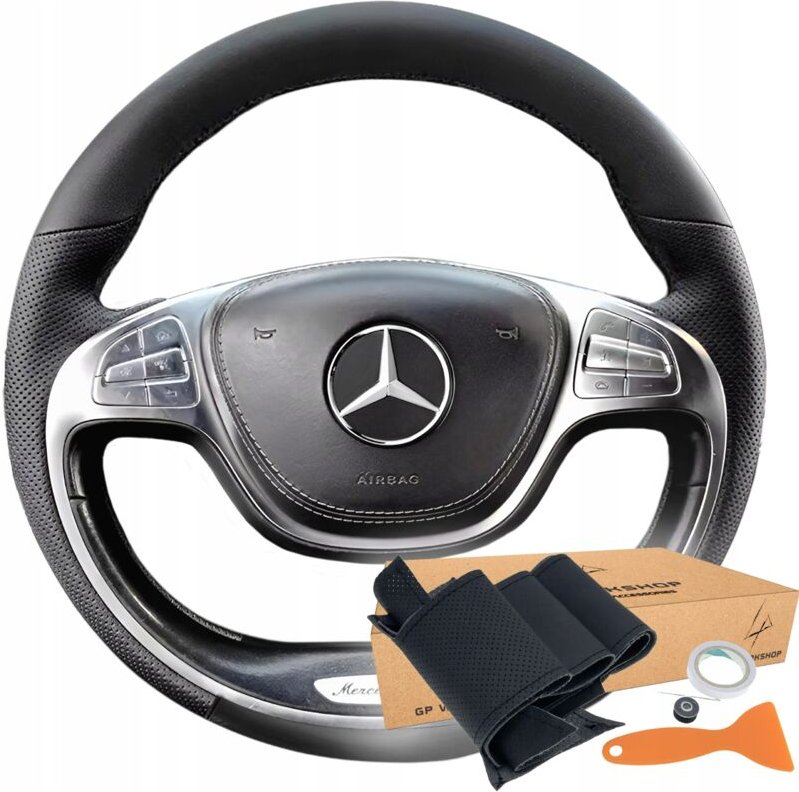 Lenkradabdeckung Mit Muster Für Mercedes Benz S W222 2014-2017
