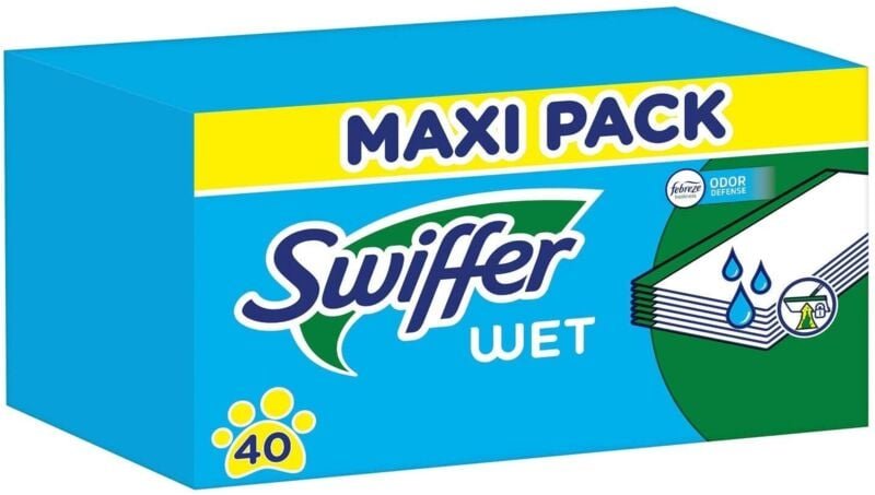 Moist cleaning cloths for floors 40 pcs pets