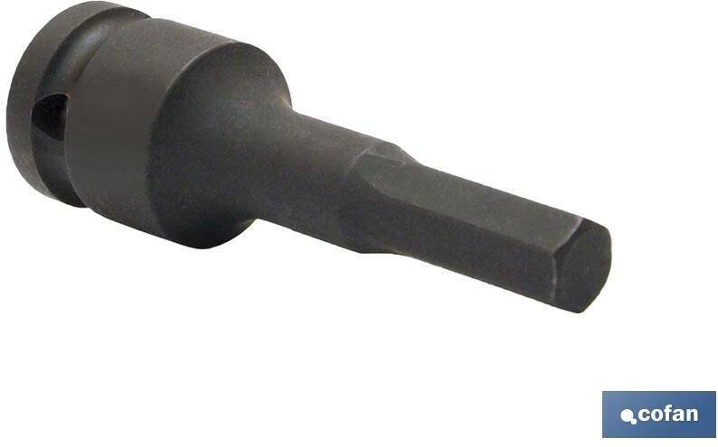 Kraft-Stecknuss 1/2 Sechskant. Männlich 10 mm