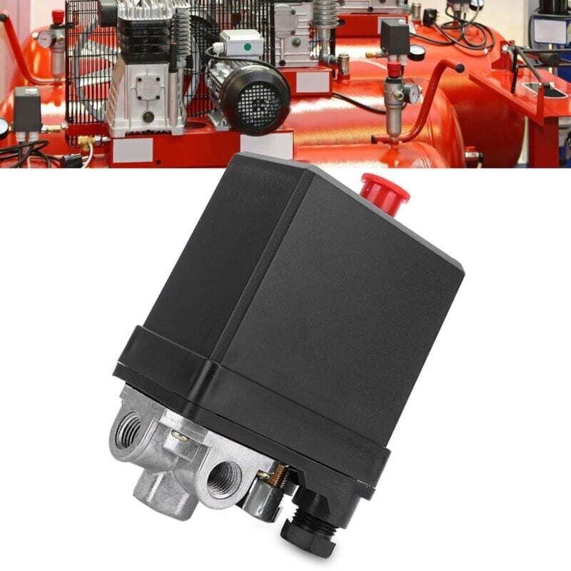CHOYCLIT G1/4-Zoll-Druckschalter, 380 V, dreiphasig, 4 Löcher, vertikaler Steuerventil-Druckschalter für Luftkompressor