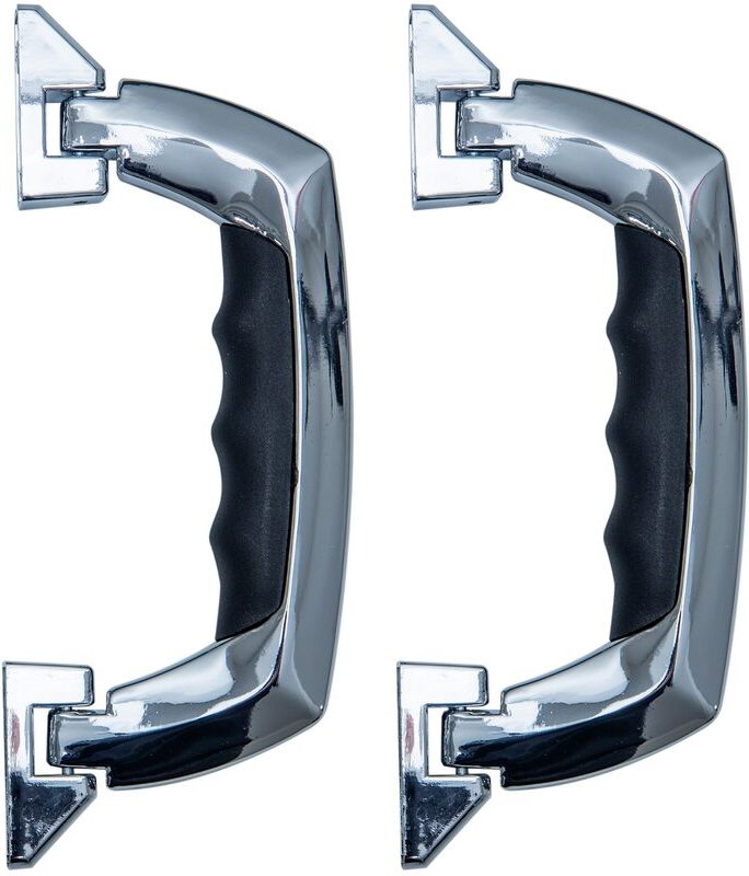 14970-09 Koffergriff 2er Set, 19 x 7,5 cm, silber - HMF