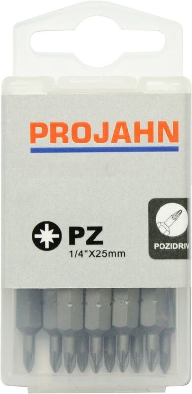 1/4 Bit L25 mm Pozidriv Nr. 1 10er Pack - Projahn