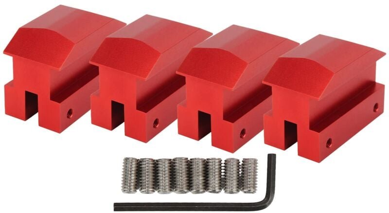 Zoternen - kimiss Jack Lift Pad Billet Aluminium Lift Pads Jack Pad für Camaro der 6. Generation Außer Cabrio, 4 Stück R...