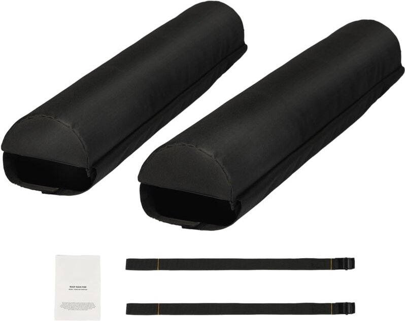 Mophorn - Weiche Dachgepäckträgerpolster von, 28 Zoll, universell für verschiedene Querträger, 40 kg Tragkraft, 2 Gurte ...