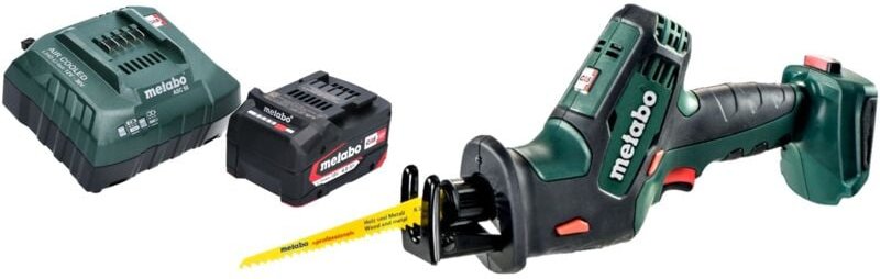 Metabo - sse 18 ltx Compact Akku Reciprosäge Säbelsäge 18 v 13 mm + 1x Akku 4,0 Ah + Ladegerät