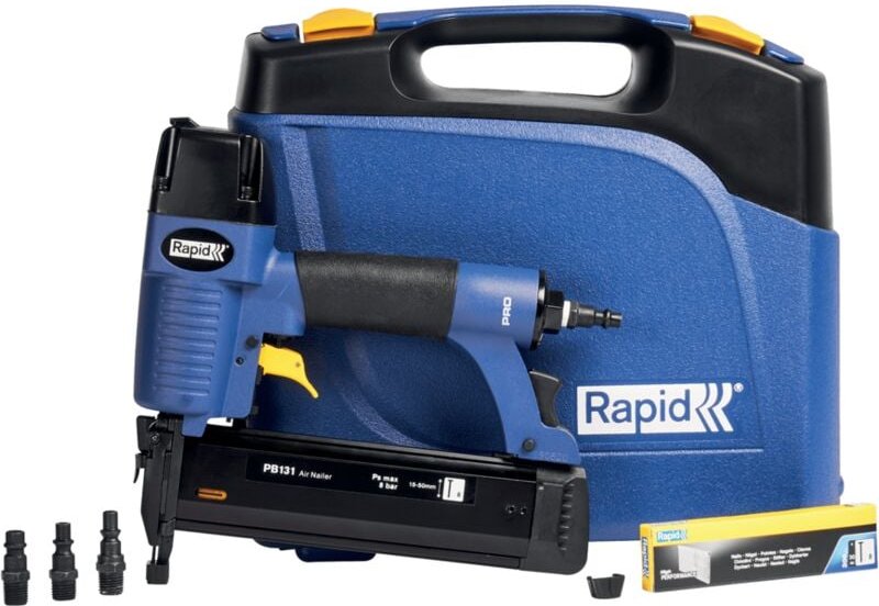 Rapid - Druckluftnagler PB131 für Klammern 8/15-50 mm - Koffer isaberg - 5000054
