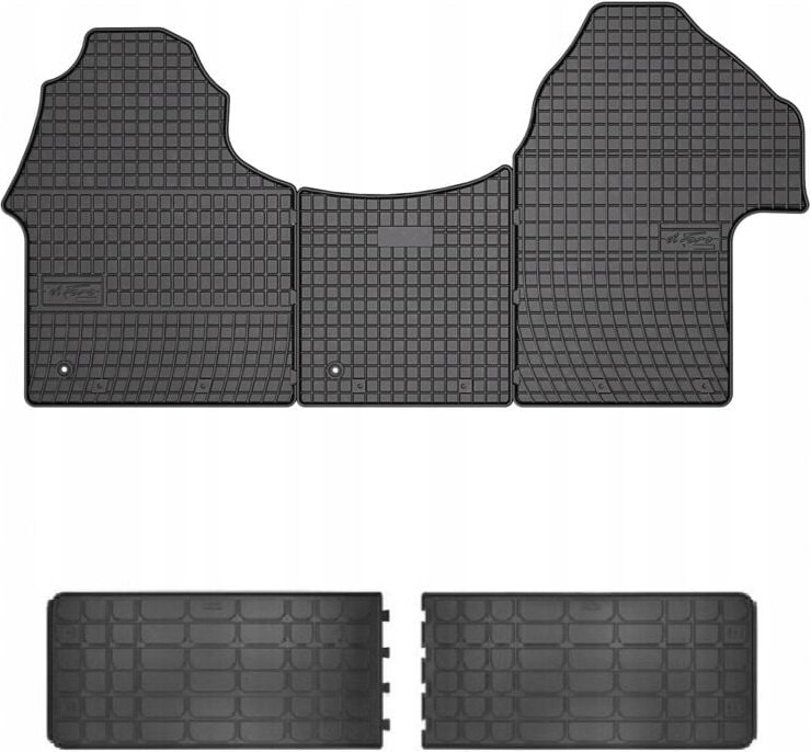 GUMMIMATTEN NEUER MERCEDES SPRINTER W907 ab 2018 – Doka Brygadówka 7 Personen