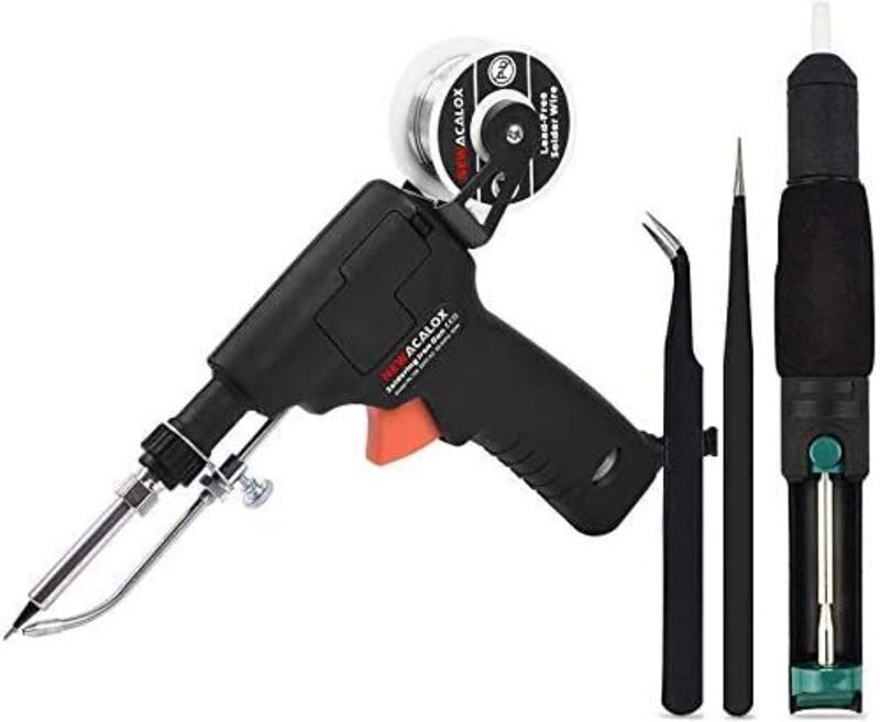 Ymyny - Lötpistole, 60 w Innenheizung Lötkolben Automatisches Senden von Zinn mit Netzschalter Schweißreparaturwerkzeug