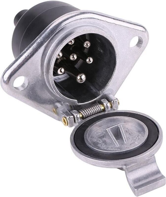 24V 7 Pin Universal Verdrahtung Stecker 7 Pole Verdrahtung Stecker Adapter Buchse