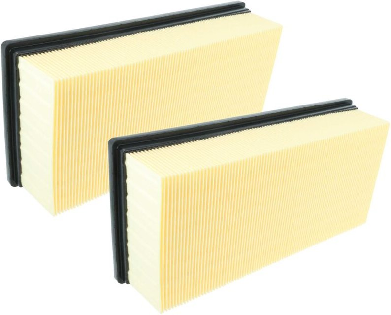 2x Flachfaltenfilter kompatibel mit Kärcher ivc 60/30 Tact² Lp, ivc 60/30 Tact² Industriestaubsauger, Staubsauger - Filt...