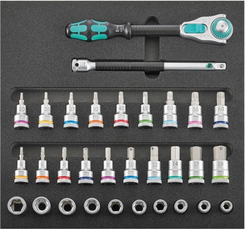 FP - wera Werkzeugmodul 1/3 Steckschl. 1/2',Zyklop und Haltefunktion