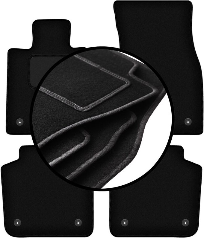 Velours-Fußmatten-Set für: BMW 7 G12 Limousine lang (2015-)