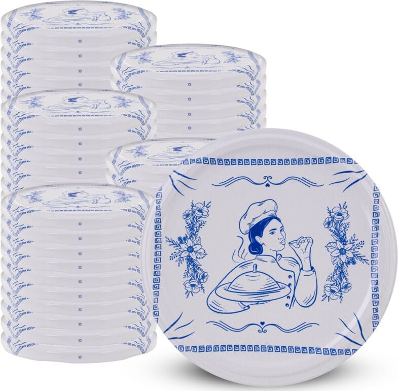 Deckel fi82 Folk Wandbehang, 50er-Set - Kadax