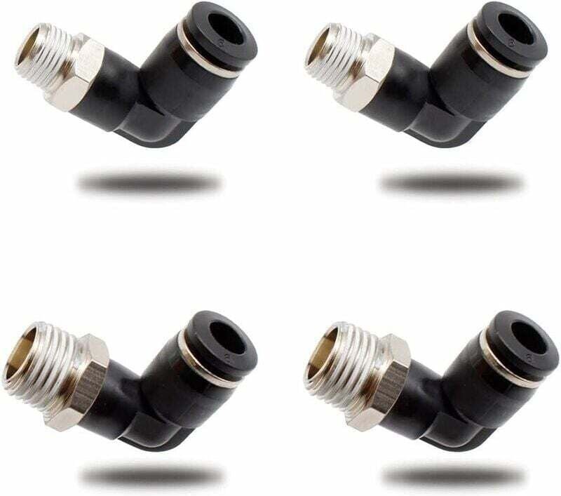 Thumbnail - Ulisem4-teilige pneumatische Anschlüsse, zwei verschiedene Modelle (6 mm × 1/4 Zoll und 6 mm × 1/8 Zoll) Schnellverschra...