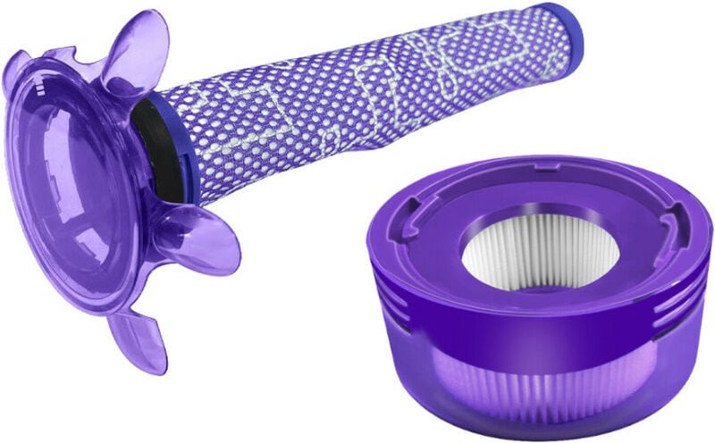 2in1 Set: HEPA-Luftfilter (Vormotorfilter + Nachmotorfilter) kompatibel mit Dyson V8 Focus Mattress Staubsauger - Trade-...