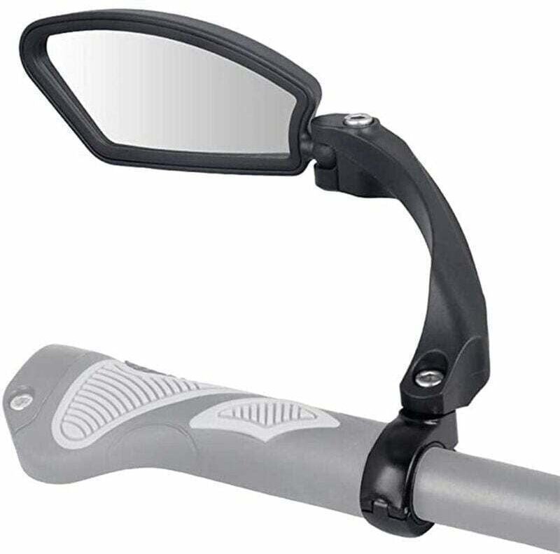 HD-Rückspiegel für das linke Fahrrad, vibrationshemmend, verstellbar und um 360 Grad schwenkbar (nicht original)