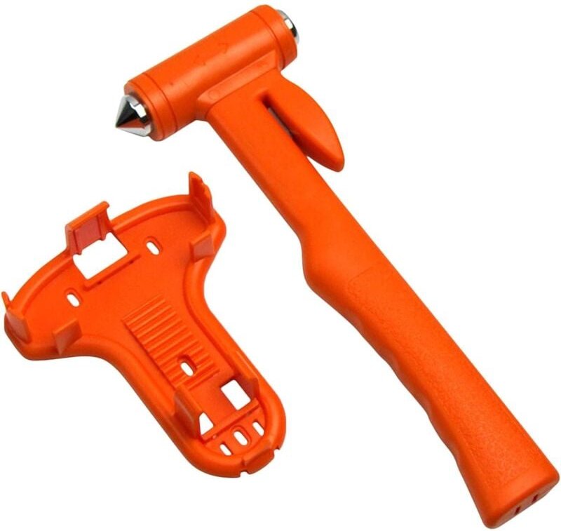 Auto-Sicherheitshammer, Notfall-Fluchtwerkzeug, 2-in-1-Notfallwerkzeug, Auto-Notfall-Fluchtfenster-Brechfunktion für Fam...