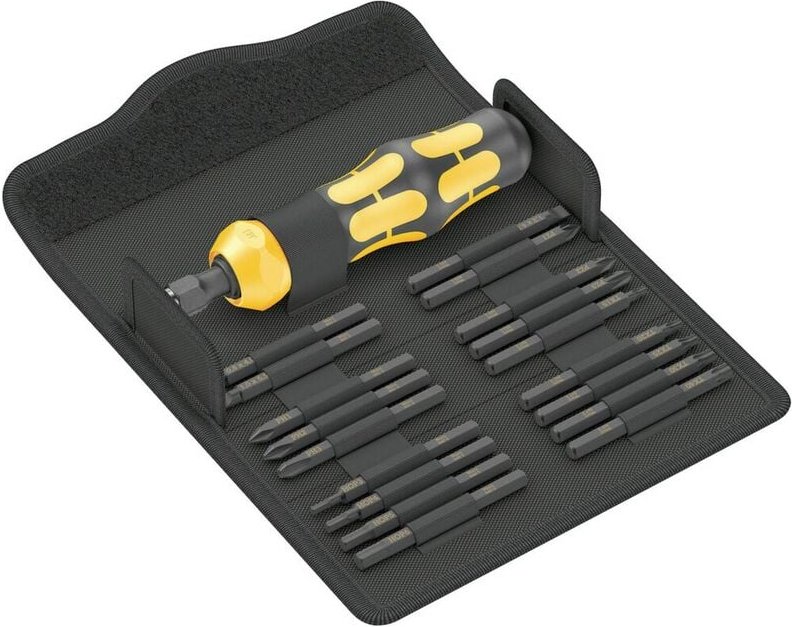 WERA Schlagschraubendreher Set 19-tlg Kraftform Kompakt 900