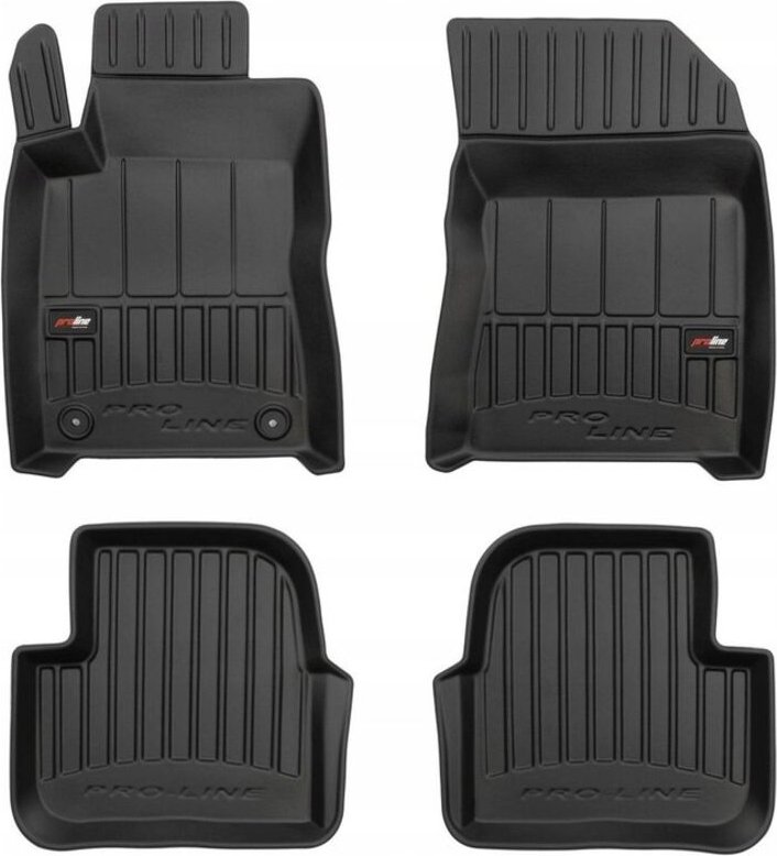 Gummimatten und Fußmatten Citroen C3 3 2016-2024 3D Mulde