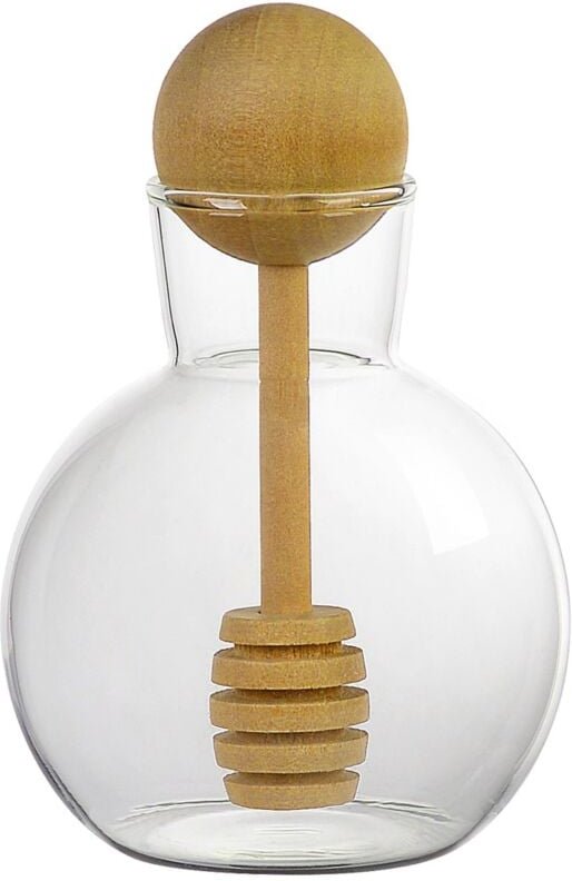 Signes Grimalt - 250 ml Honigglas mit Löffel, ideal zum Süßen von Getränken und Desserts, perfektes Geschenk für Honigli...