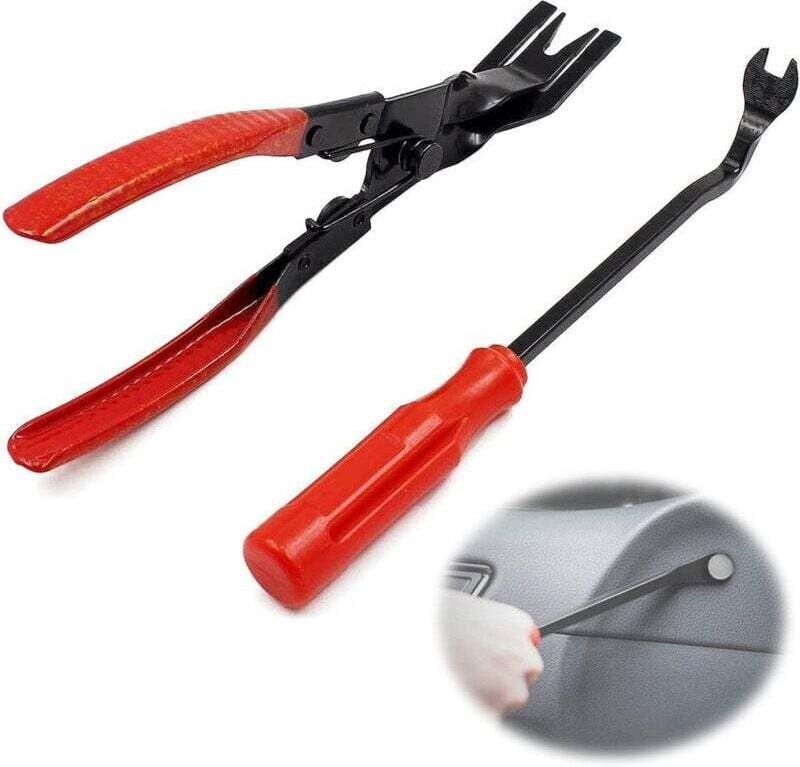 Thumbnail - Ulisem 2-teilige Clip-Entfernerzange, Autotürclip, Universalzange, Verkleidungswerkzeuge, Reparatursätze für Autotürverk...