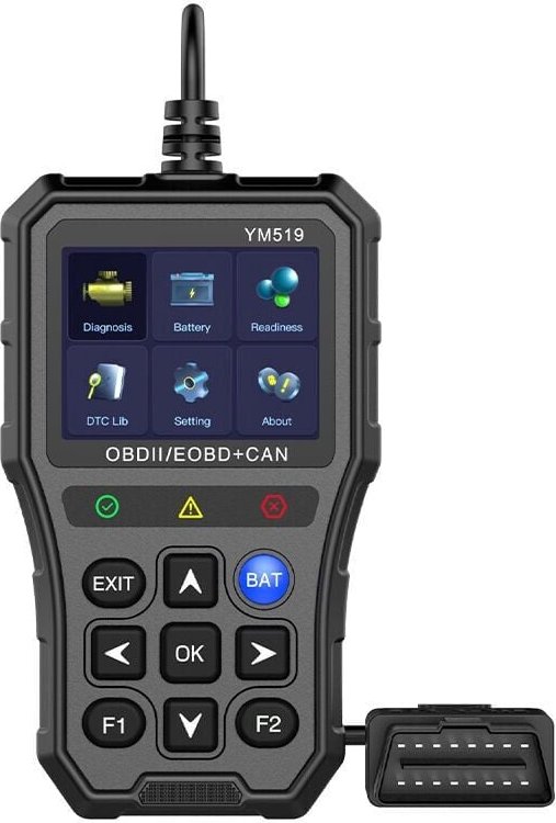 Thumbnail - OBD2 Batterie Tester Auto Scanner 2,8 Zoll Bildschirm Auto Diagnose Werkzeug Code Reader Freeze Frame