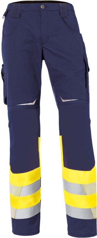 Kübler reflectiq Hose Klasse 1 warngelb/dunkelblau Gr. 52