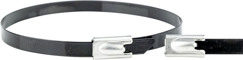 Thumbnail - WKK - ART006289 Edelstahl-Kabelbinder 360 mm 4.60 mm Schwarz 1 St.