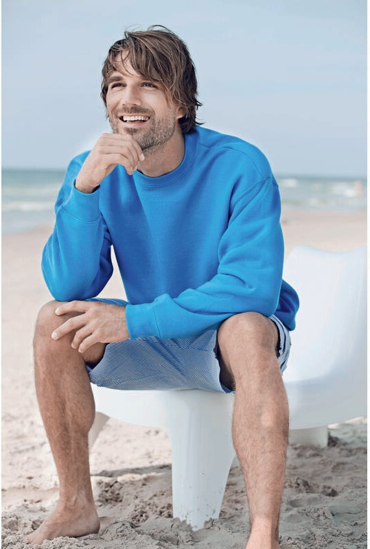 WEMAG TEE JAYS Heavy Sweat-Shirt TJ5429 70% BW 70%BW/30%PES Fb. Black Gr. 2XL