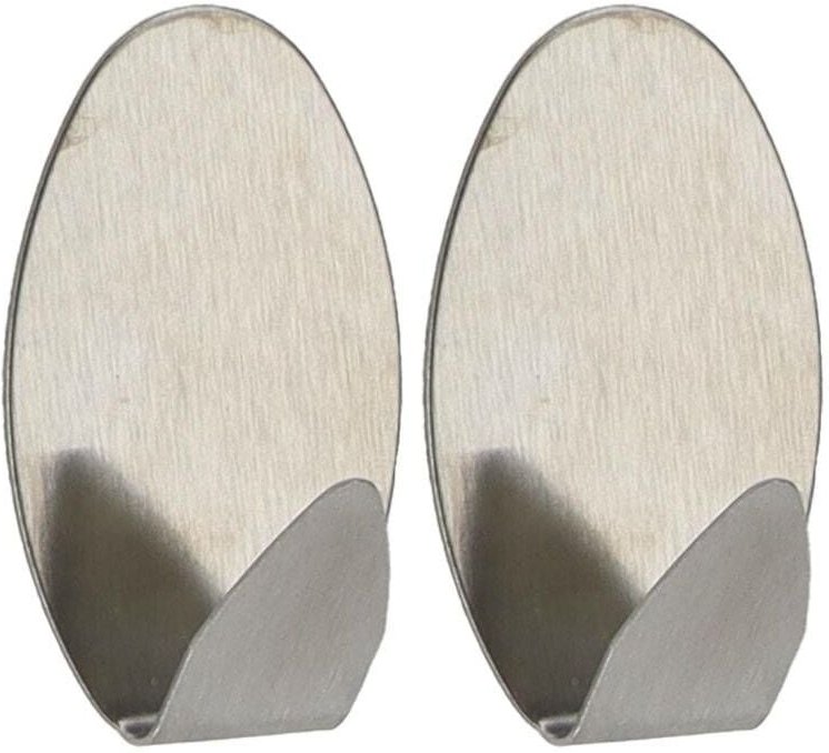 Thumbnail - Set aus 2 edelstahlhaken 3m oval- chrom Tendance