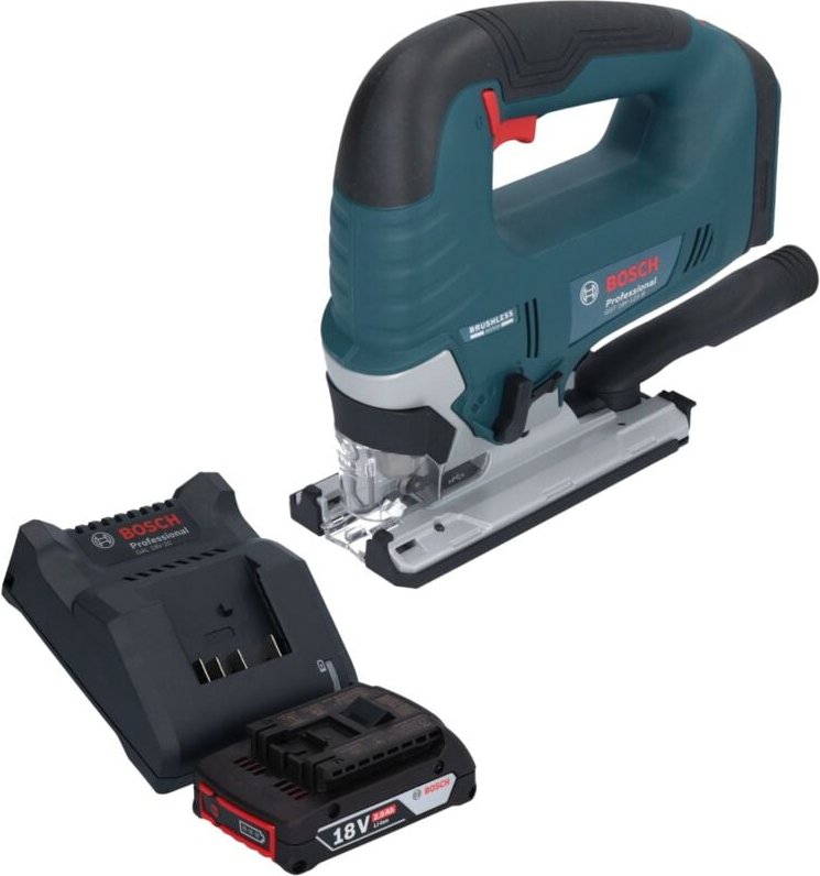 Thumbnail - Bosch GST 18V-125 B Professional Akku Stichsäge 18 V 125 mm Brushless + 1x Akku 2,0 Ah + Ladegerät