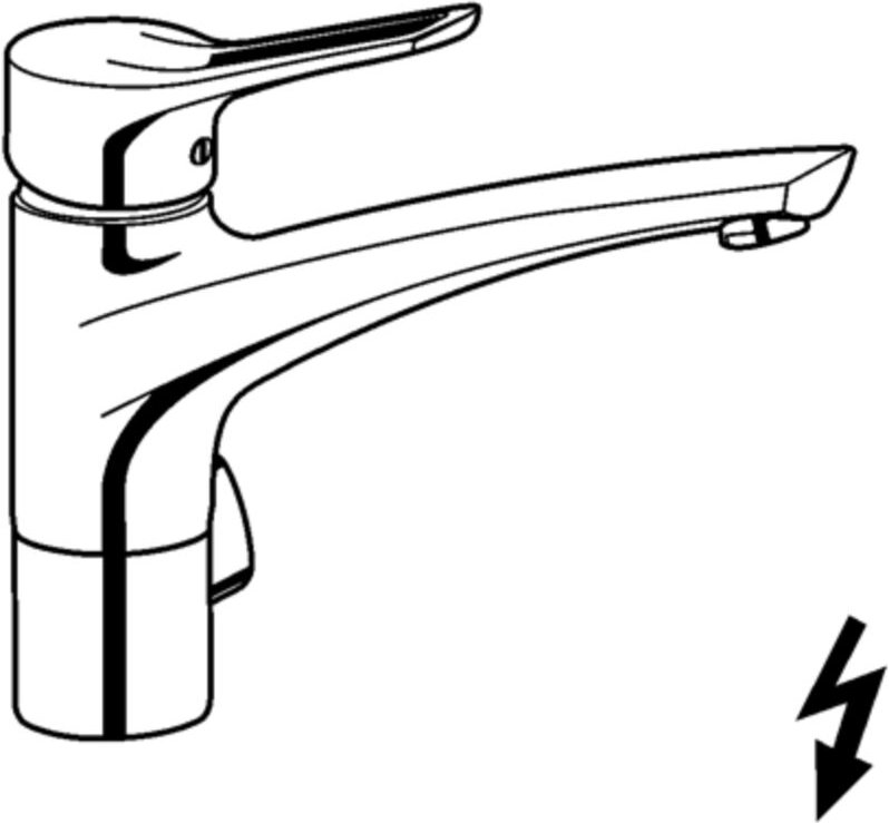 Kludi - mx Spültisch-Multi-Einhandmischer, Bügelhebel, Niederdruck,